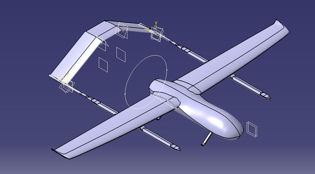 ADM Hybrid VTOL UAV in flight